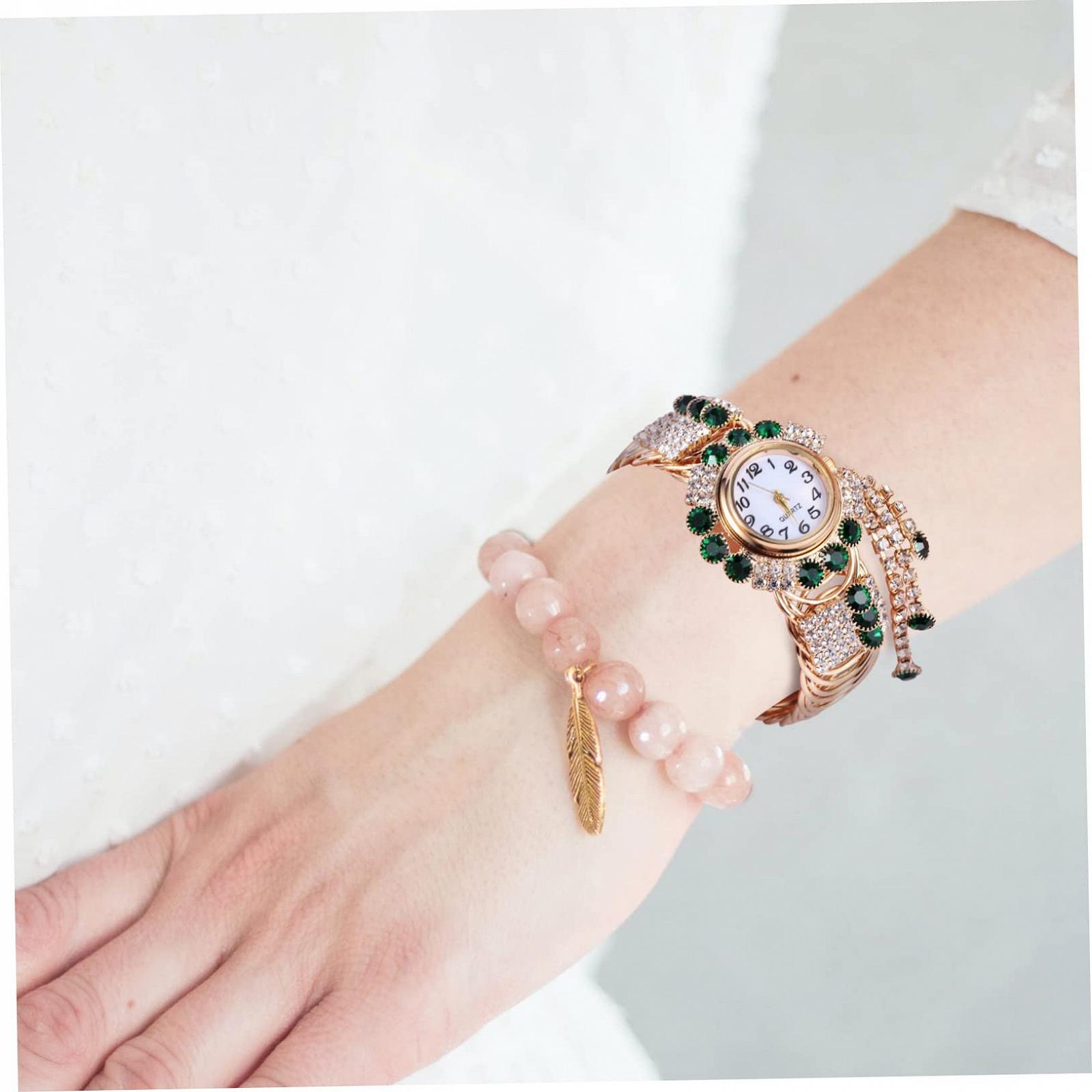 Кварцовий годинник Healvian Жіночий годинник годинник Зелений, фото №6