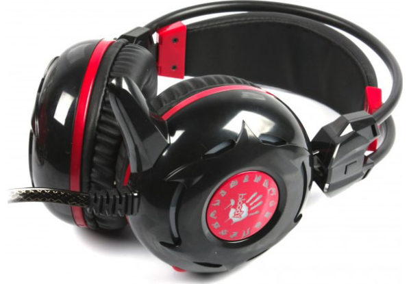 Гарнитура A4Tech Bloody G300 Black Red, фото №3