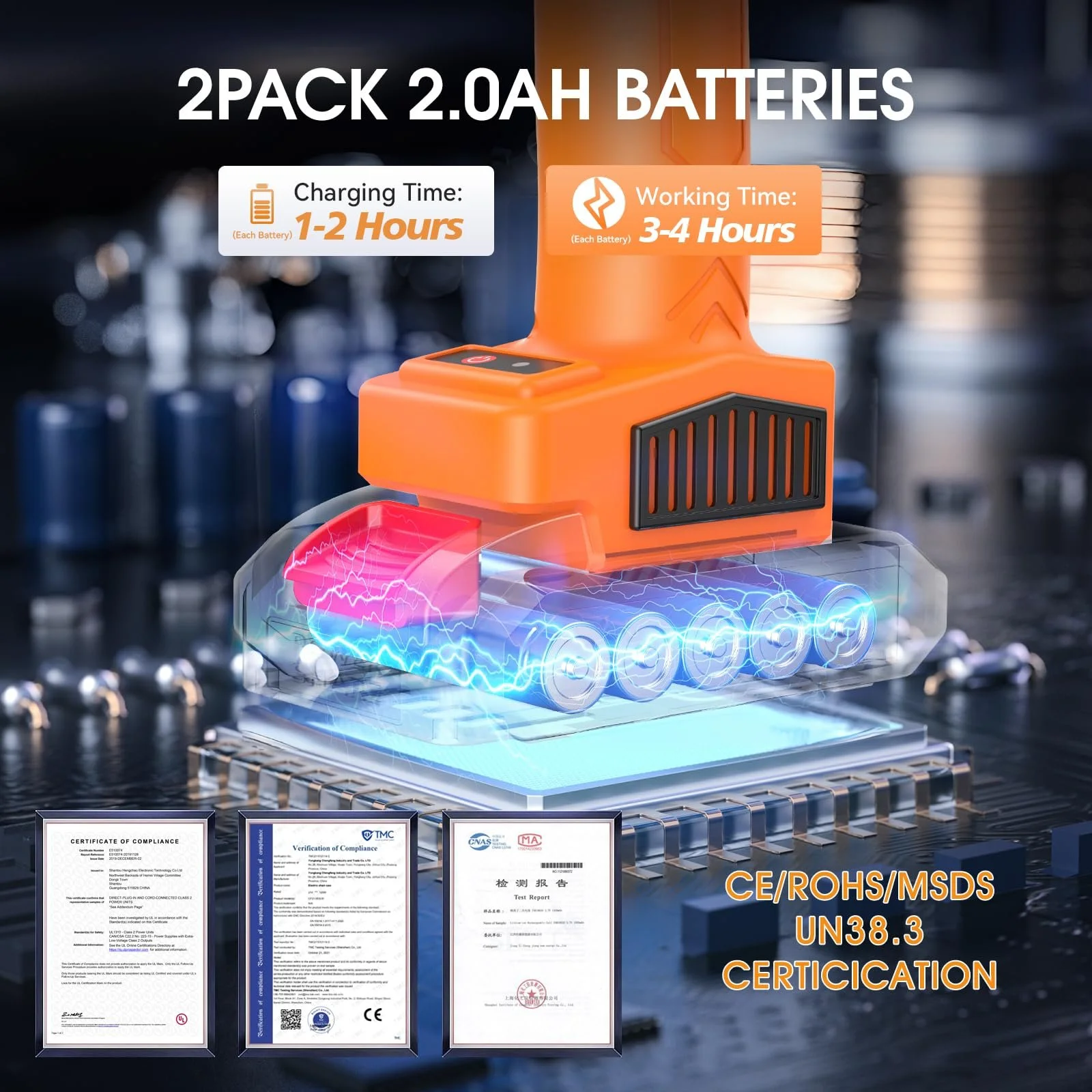 Секатор акумуляторний XIAZIR 30 мм 21 V 2000 mAh з набором змінних лез, фото №7