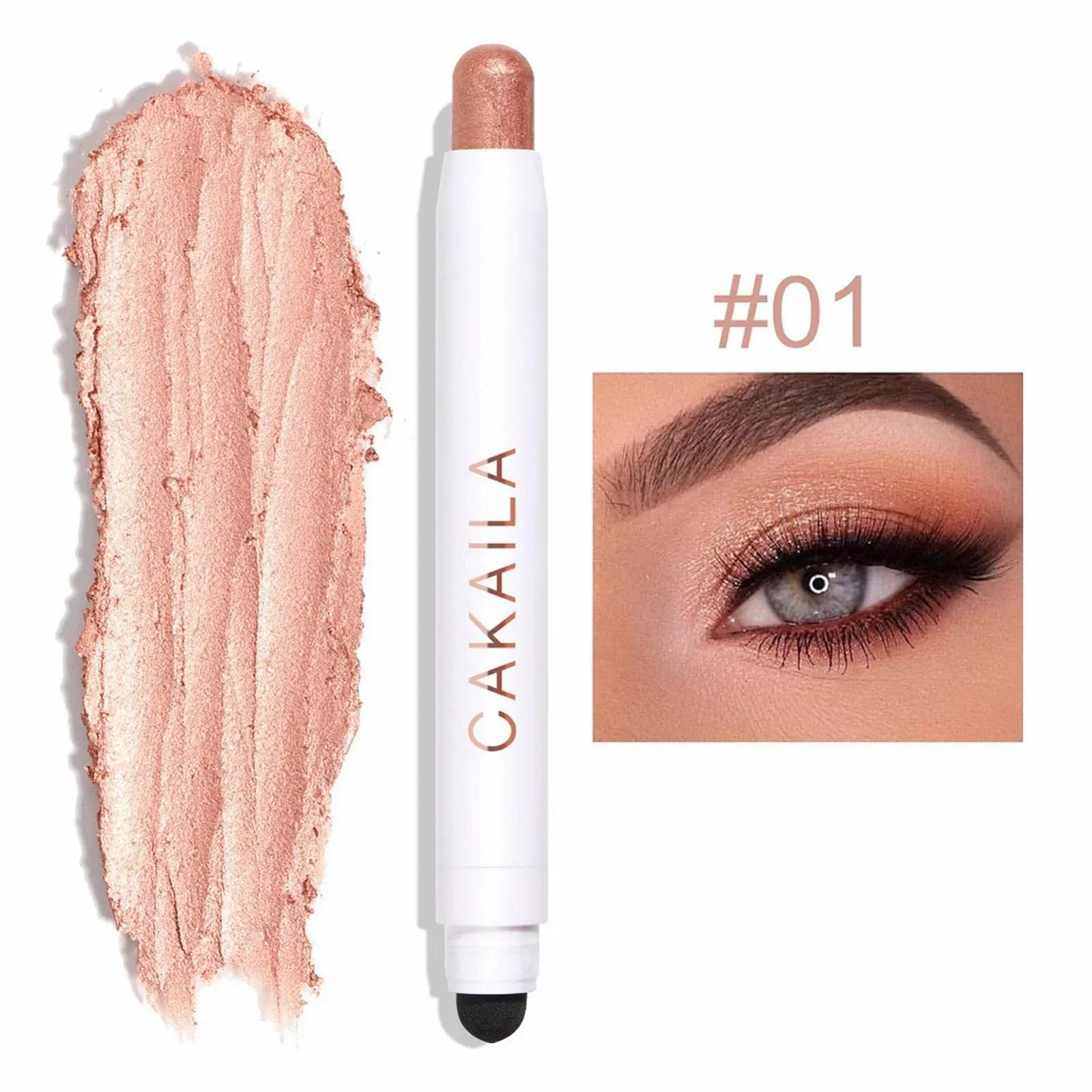 Кремовые тени-карандаш для век, с двумя концами, автоматический вращающийся, фото №2 Кремовые тени-карандаш для век, с двумя концами, автоматический вращающийся, фото №2