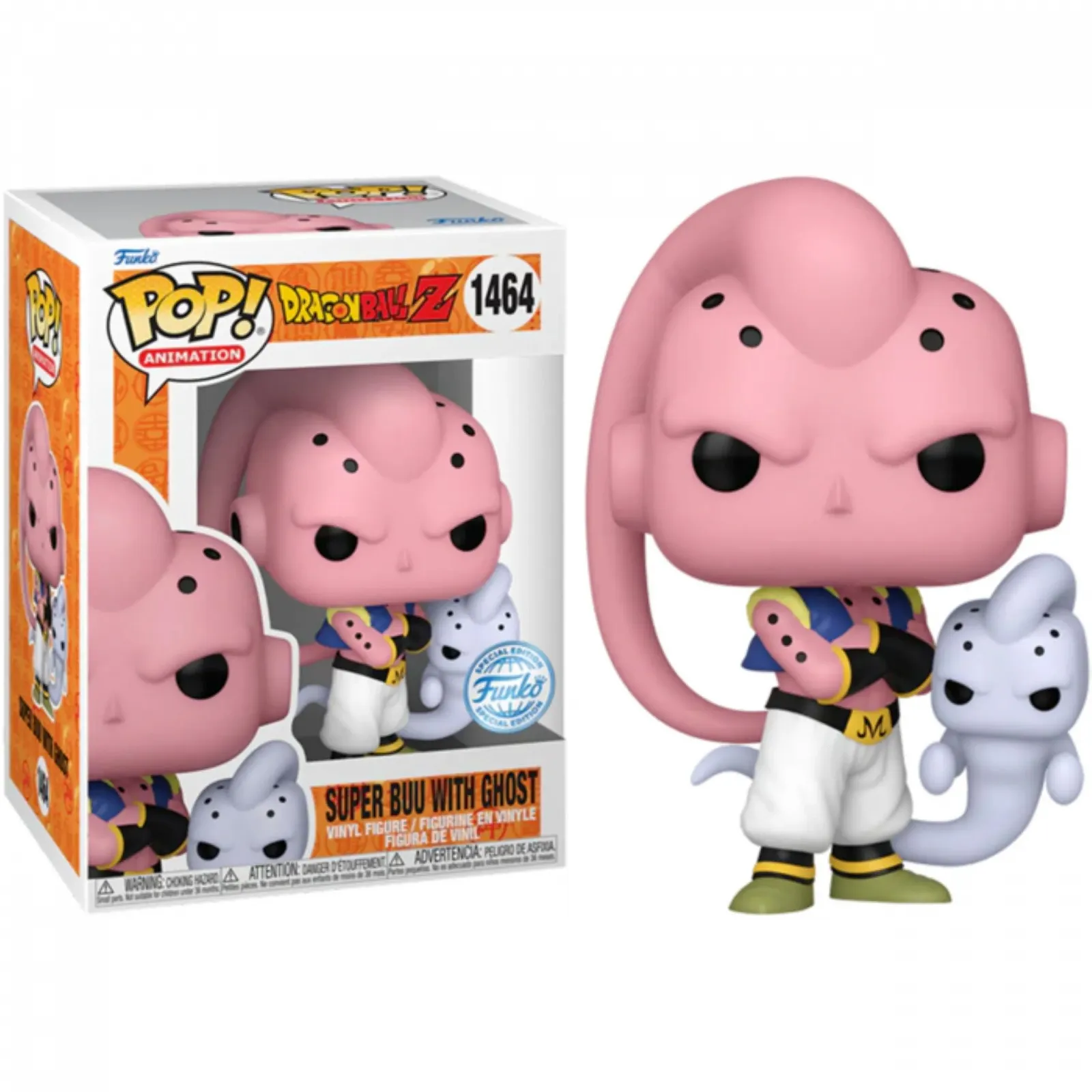 Фігурка Funko Pop! Dragon Ball Super Buu with a Ghost #1464 Exclusive Edition, фото №1