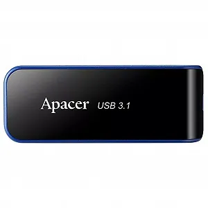 USB флеш-накопитель Apacer 32GB AH356 Black 3.0 AP32GAH356B-1 - Фото 1