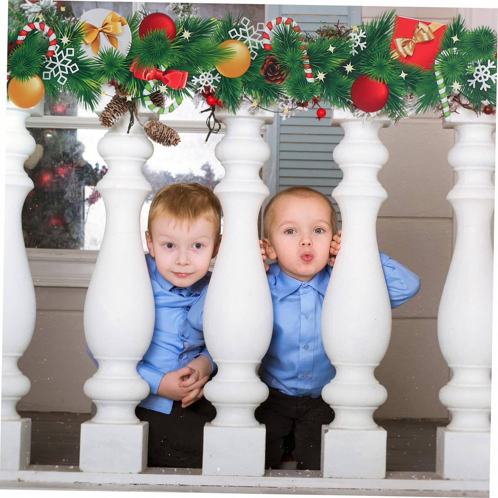 Наклейки на стену HOMSFOU Рождественские декоративные самоклеящиеся 2 шт., фото №5