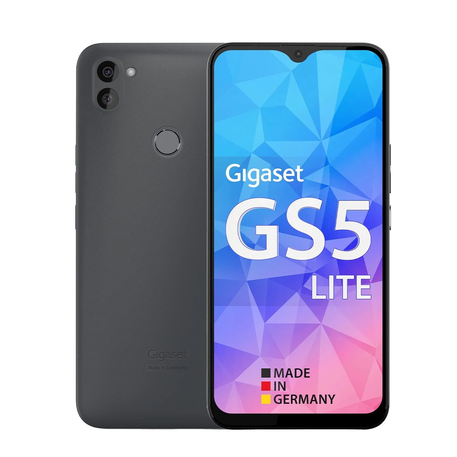 Смартфон Gigaset GS5 Lite 48MP Dual Camera 4500 mAh Octa-Core 4 GB RAM 64 GB Dark Titanium Grey, фото №1 Смартфон Gigaset GS5 Lite 48MP Dual Camera 4500 mAh Octa-Core 4 GB RAM 64 GB Dark Titanium Grey, фото №1
