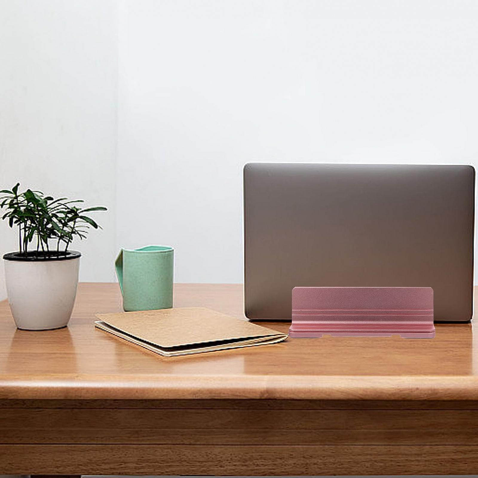 Вертикальная Подставка для Ноутбука из Алюминиевого Сплава Регулируемая Стабильная Настольная Подставка для Ноутбуков и Планшетов Компактная Многофункциональная Стильный Органайзер для Стола, фото №8