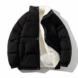 Женское пальто с хлопковой подкладкой, плюшевое, утолщенное, осенне-зимнее synthetic.ua - Фото 1