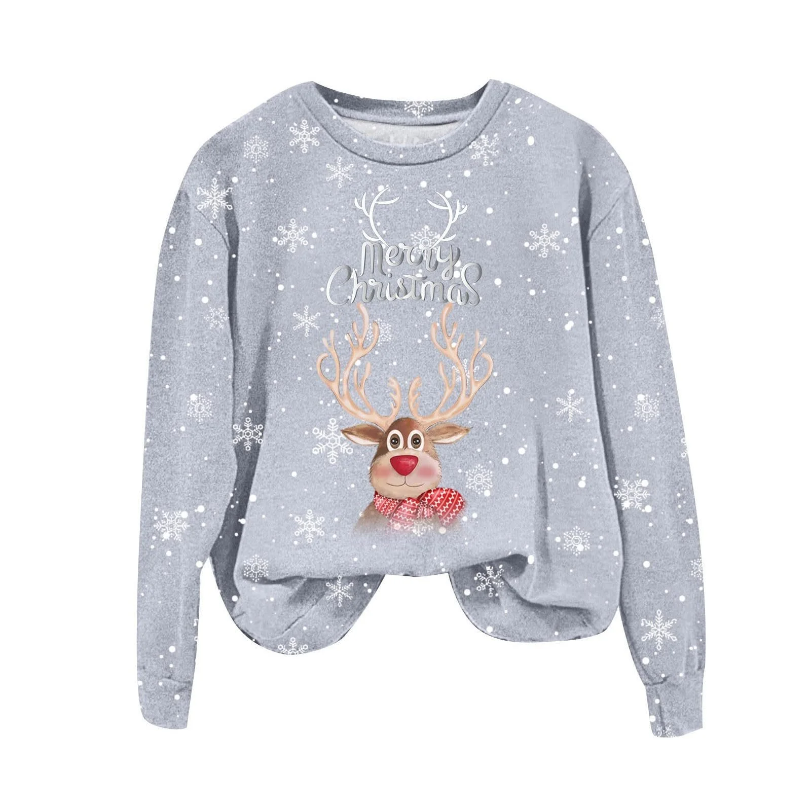 Різдвяний светр з оленячим візерунком, жіночий, фото №2 Різдвяний светр з оленячим візерунком, жіночий, фото №2