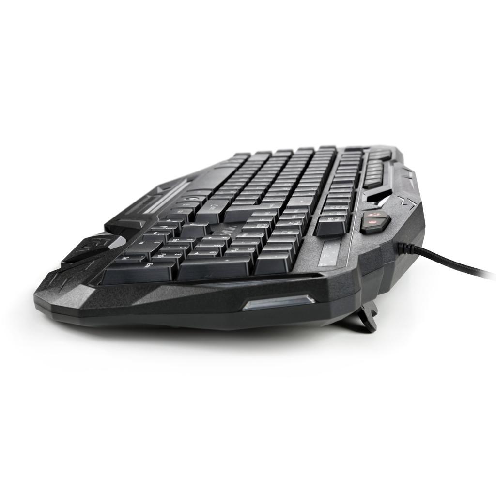 Клавиатура Vinga kbg417 EN/RU/UA Black USB KBG417, фото №7