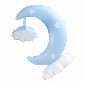 Настольная лампа TOYANDONA LED в форме луны Пластиковая ночная лампа Sky Blue - Фото 1