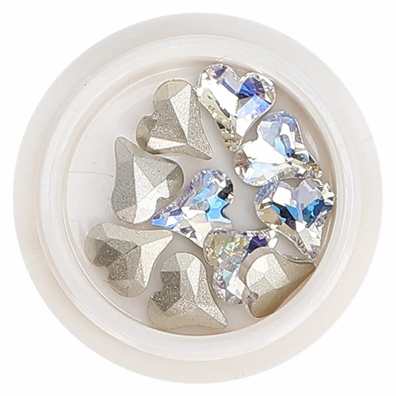 Стразы для ногтей Сердцевидные, 5 коробок, фото №5