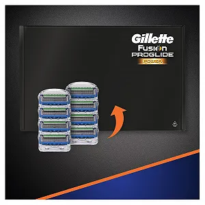 Сменные кассеты для бритья Gillette Fusion ProGlide Power 8 шт. synthetic.ua - Фото 1