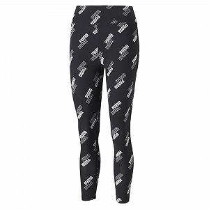 Леггинсы PUMA Power Aop High Waist 7/8 Женские - Фото 1