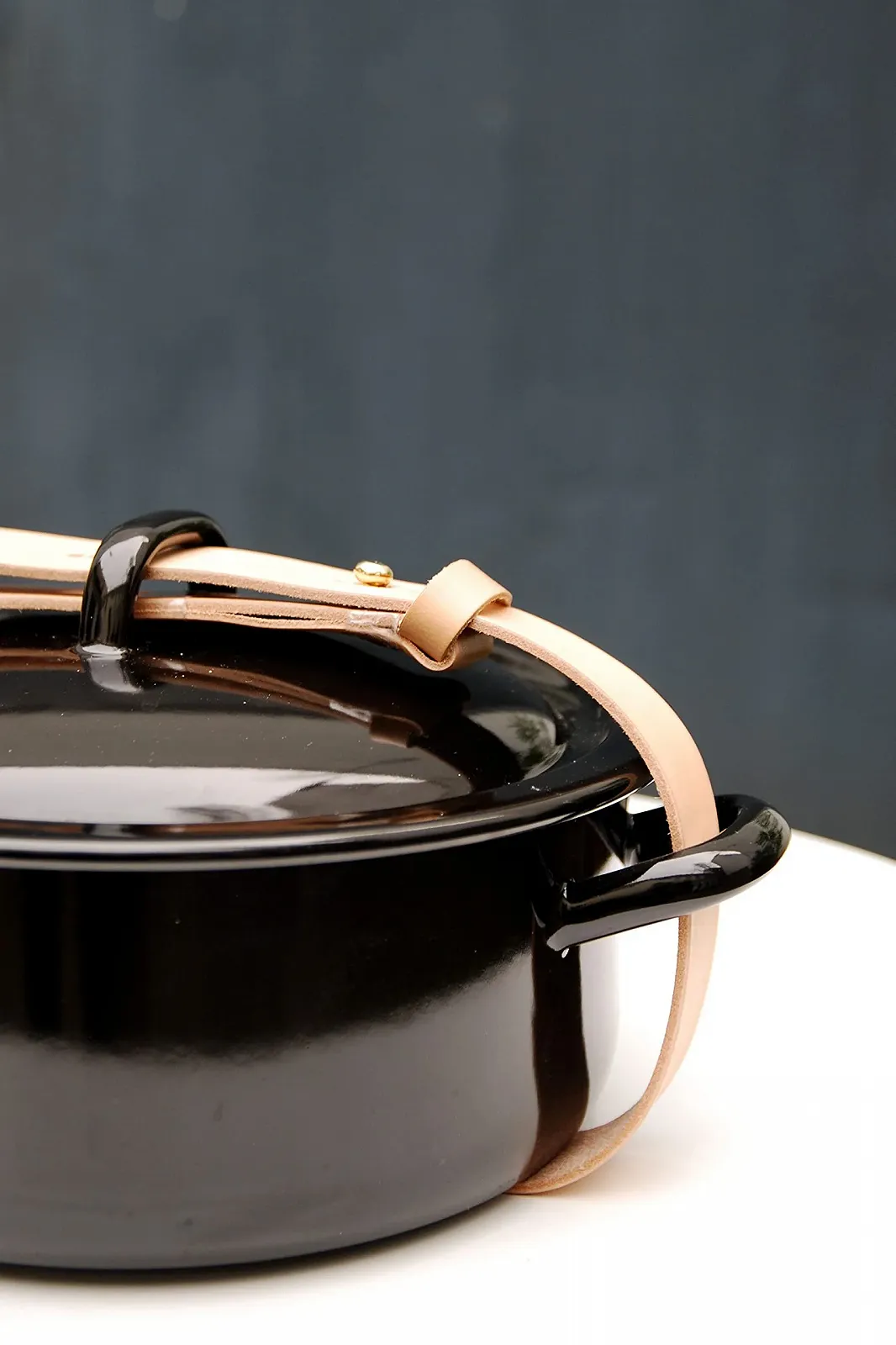 Форма для запікання Riess Dwarf 0237-017 емальована 14 см 0.75 л чорна індукційна, фото №3