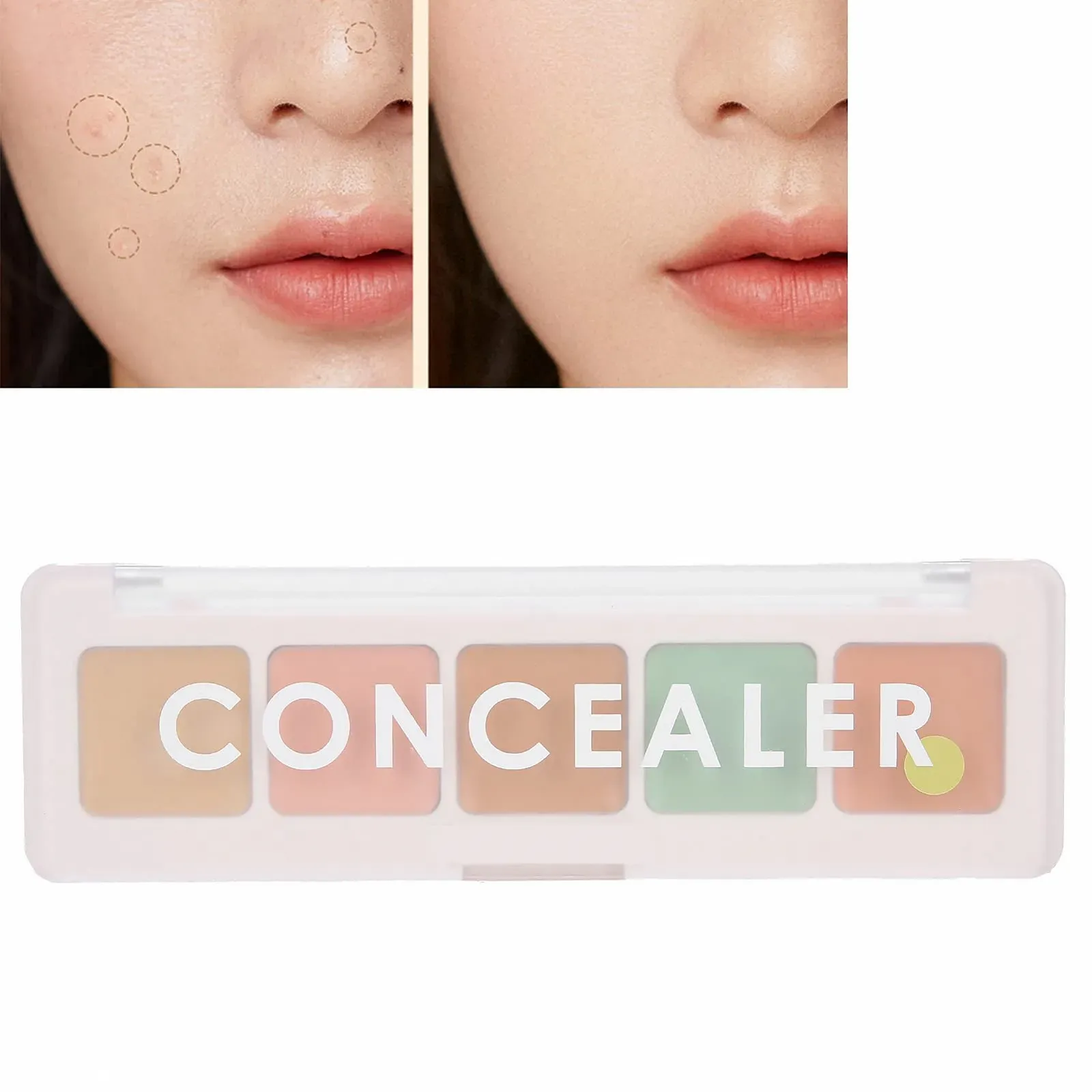 Палетка консилерів 5-Colour Multi-Purpose Concealer для недосконалостей, фото №7