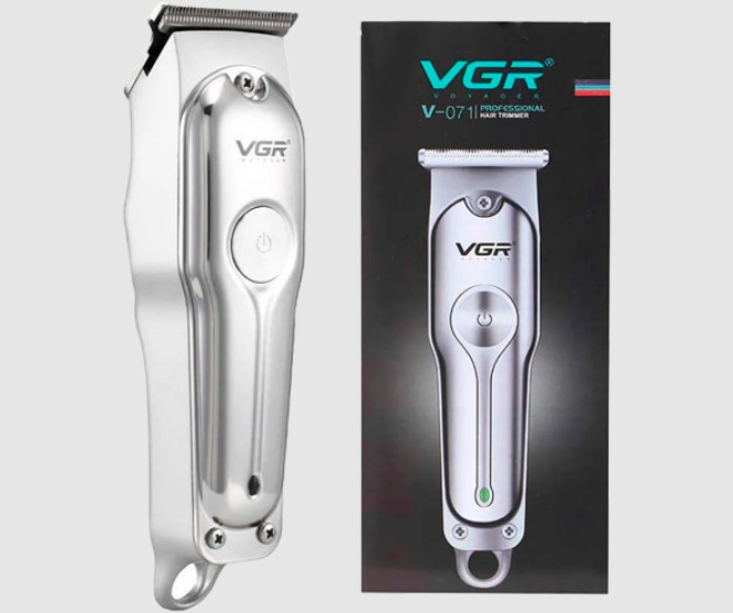Машина для стрижки VGR V-071 5W з USB зарядкою Срібний (24322-V-071_277), фото №3