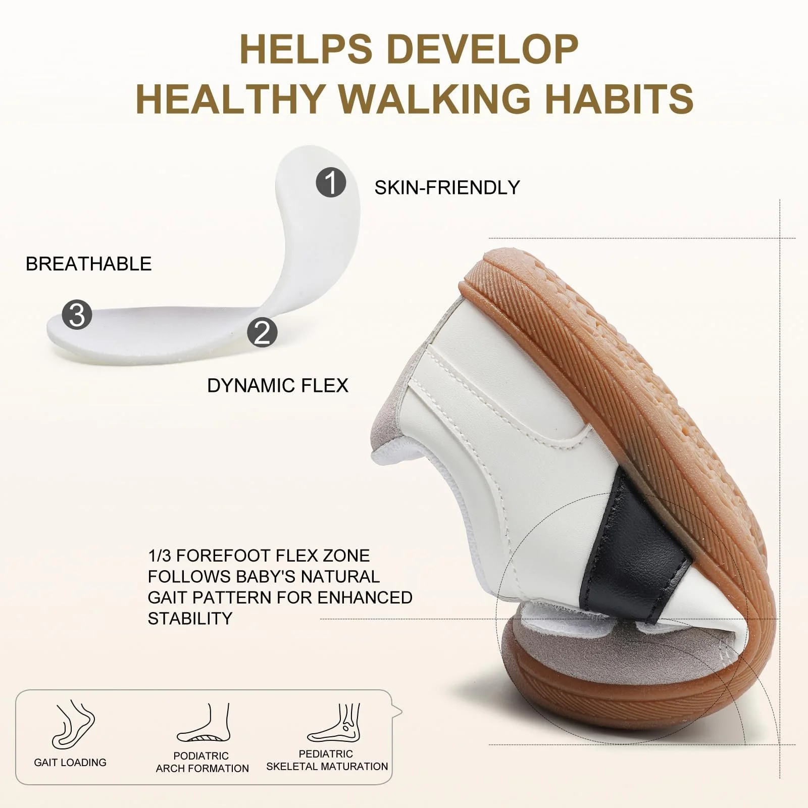 Дитячі Кросівки для хлопчиків Huas Shoes, широкі, зручні, легкі нековзкі, фото №3