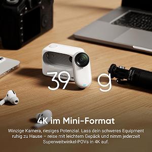Екшн-камера Insta360 GO 3S 128GB 4K портативна міні synthetic.ua - Фото 1