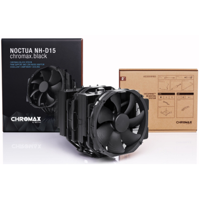 Кулер для процессора Noctua NH-D15S CHROMAX BLACK, фото №4