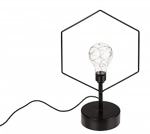 Настільна лампа Out of the blue Hexagon Металева 8 LED USB 18.2 x 8 x 27 см у подарунковій коробці synthetic.ua - Фото 1