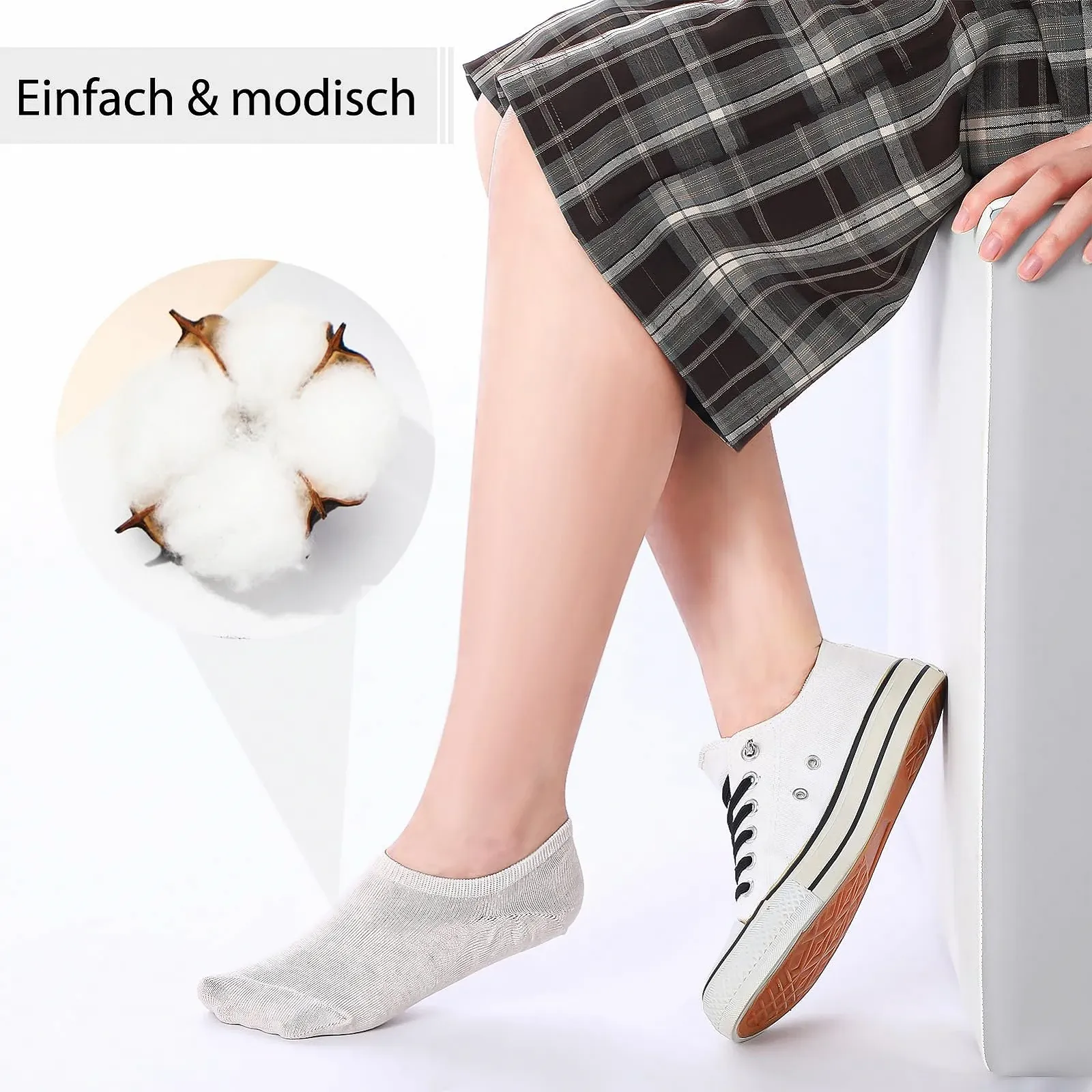 Шкарпетки-слідки 35-39 Невидимі (10 пар), фото №6