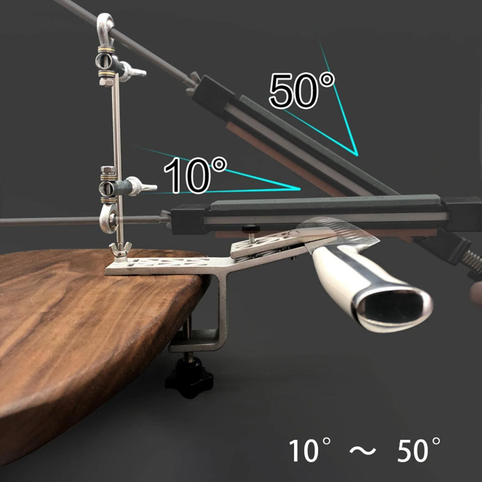 Точилка для ножей predolo с фиксированным углом Алюминиевый сплав, фото №5