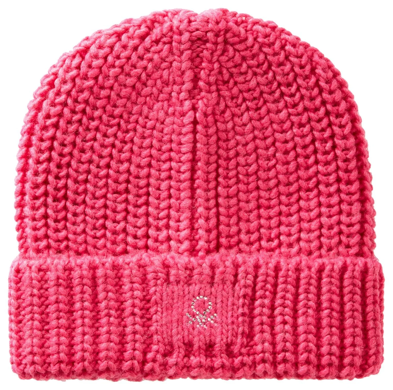 В'язана шапка United Colors of Benetton для дівчаток Рожевий, фото №1
