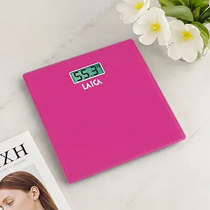 Ваги підлогові Laica PS 1008 Pink / Електронні / до 150 кг / Рожеві synthetic.ua - Фото 1