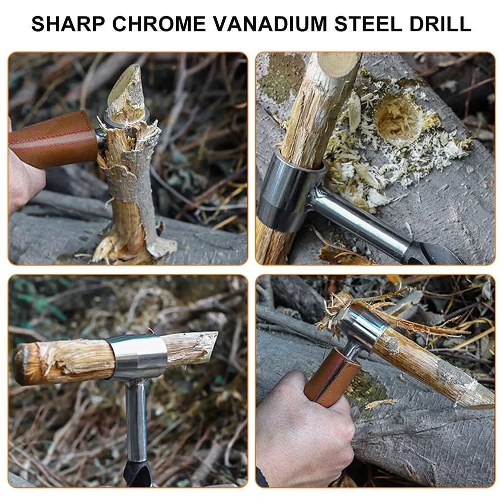 Свердло для дерева Scotch Eye зі шкіряним органайзером та захистом свердла, фото №6