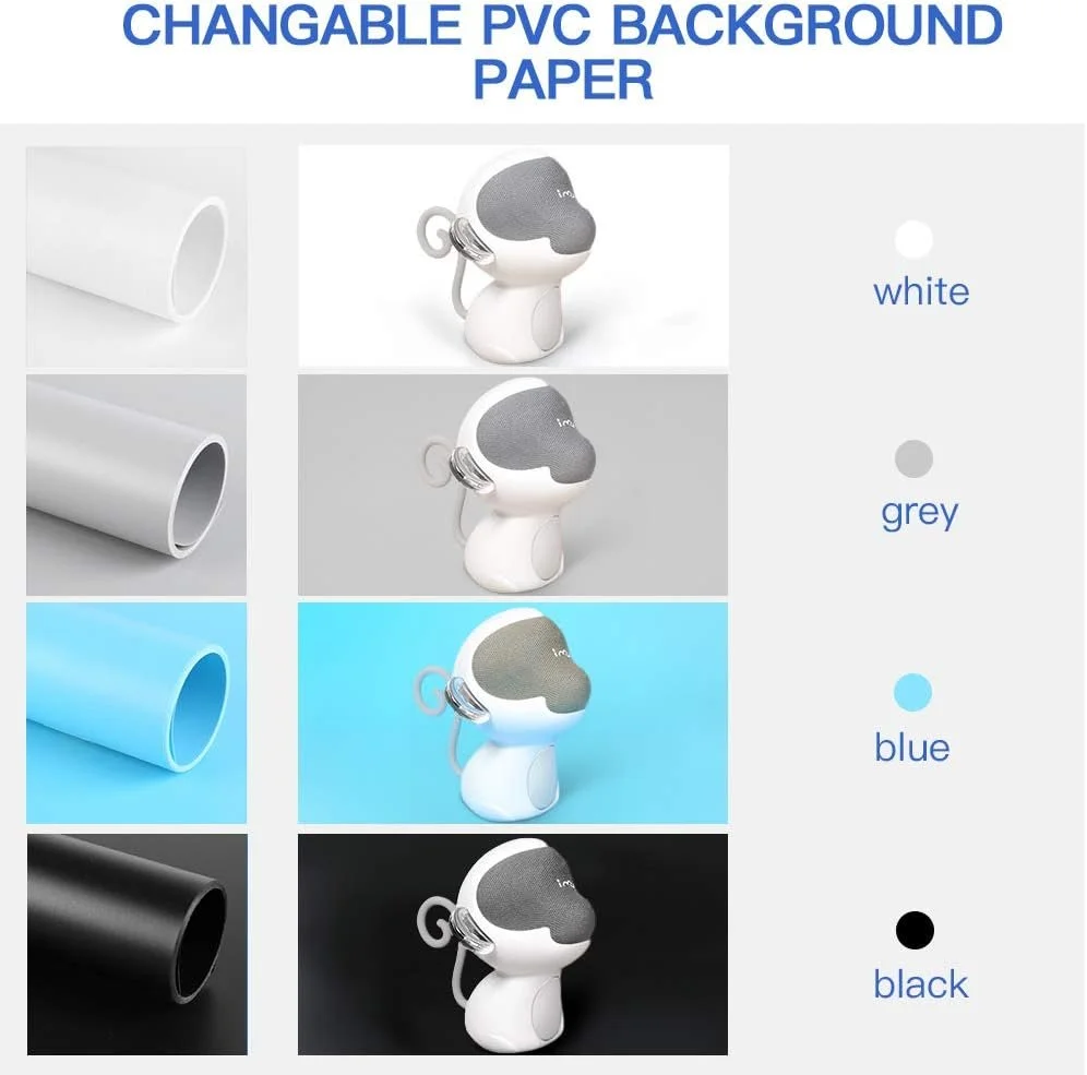 Фотобокс Samtian 60см / 5500K / CRI 95 / 4 фони / Чорний, фото №5 Фотобокс Samtian 60см / 5500K / CRI 95 / 4 фони / Чорний, фото №5