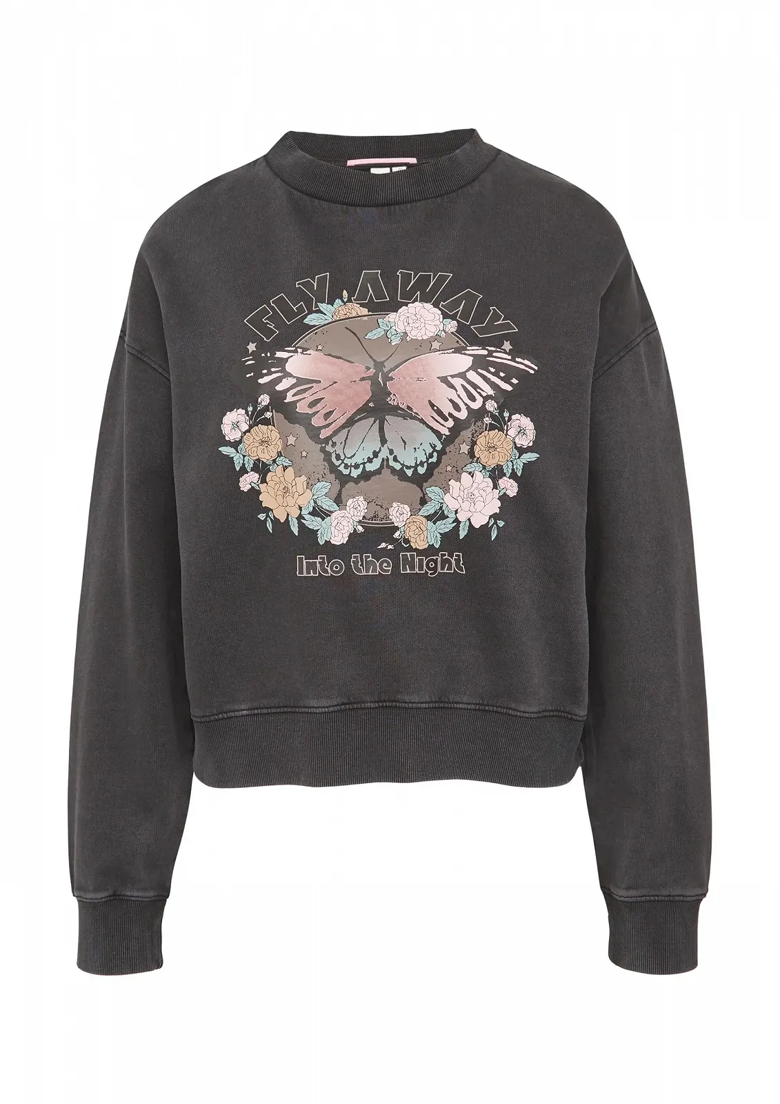 Толстовка QS С принтом спереди, фото №1