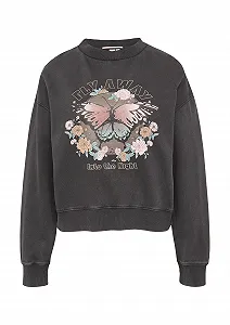 Толстовка QS С принтом спереди - Фото 1