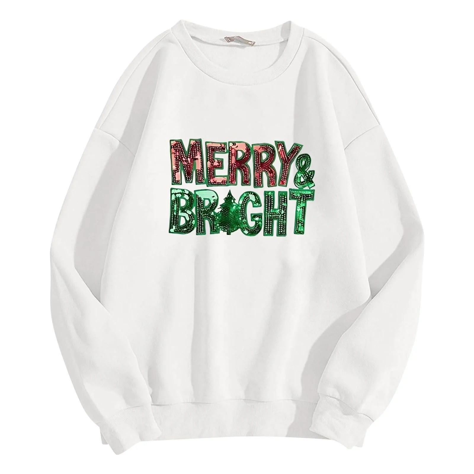 Пуловер Qzeanxy Классический Basic с круглым вырезом, длинный рукав, фото №4