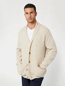 Чоловічий кардіган Guess by Marciano Бежевий - L - Фото 1