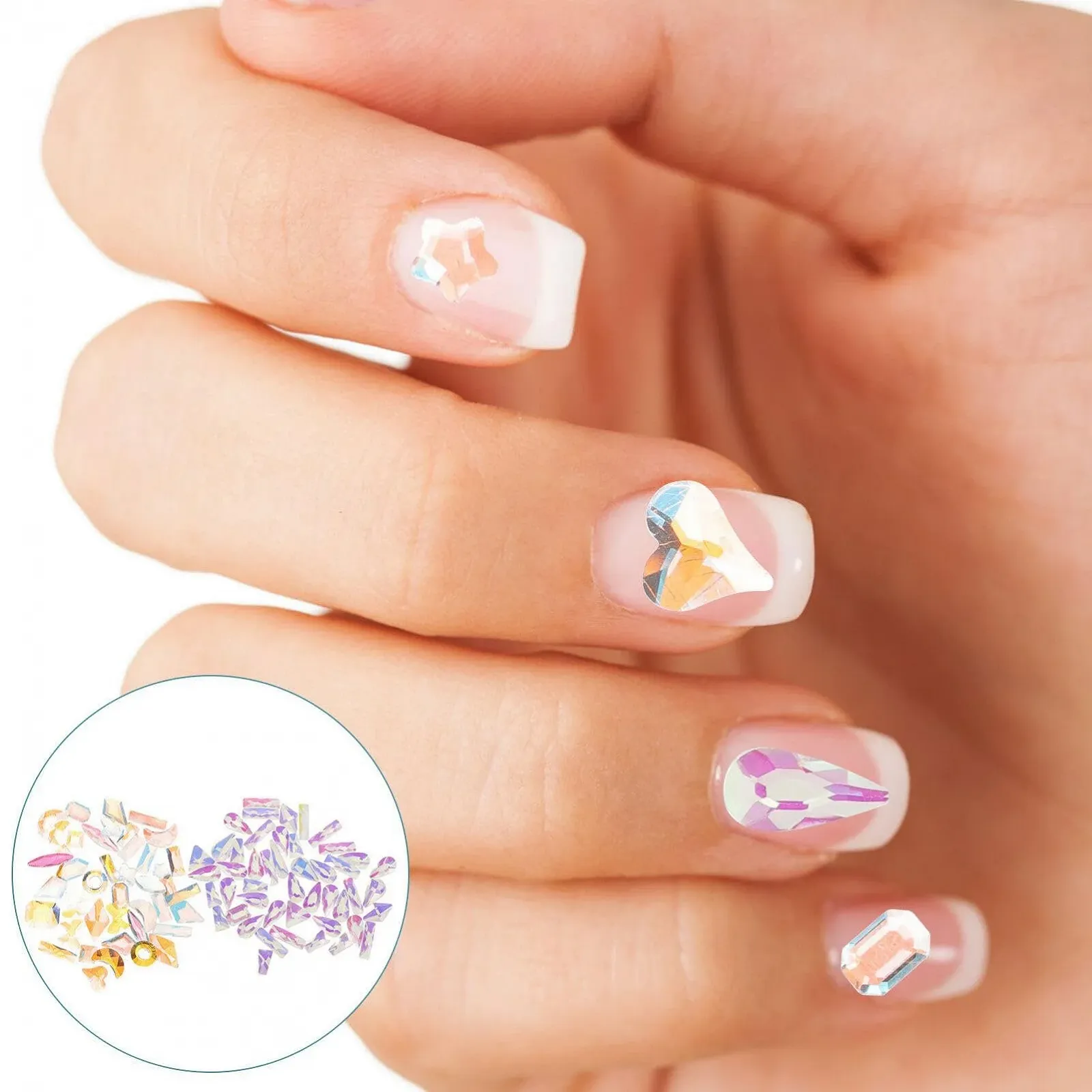 Стразы FOMIYES для ногтей, украшения для маникюра, наборы страз, фото №8
