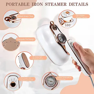 Утюг дорожный паровой VAYALT Travel Steam Iron 1200 W с резервуаром 200 ml synthetic.ua - Фото 1