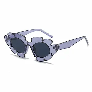 Вінтажні сонцезахисні окуляри Котяче око Квіти Жіночі ретро - Фото 1