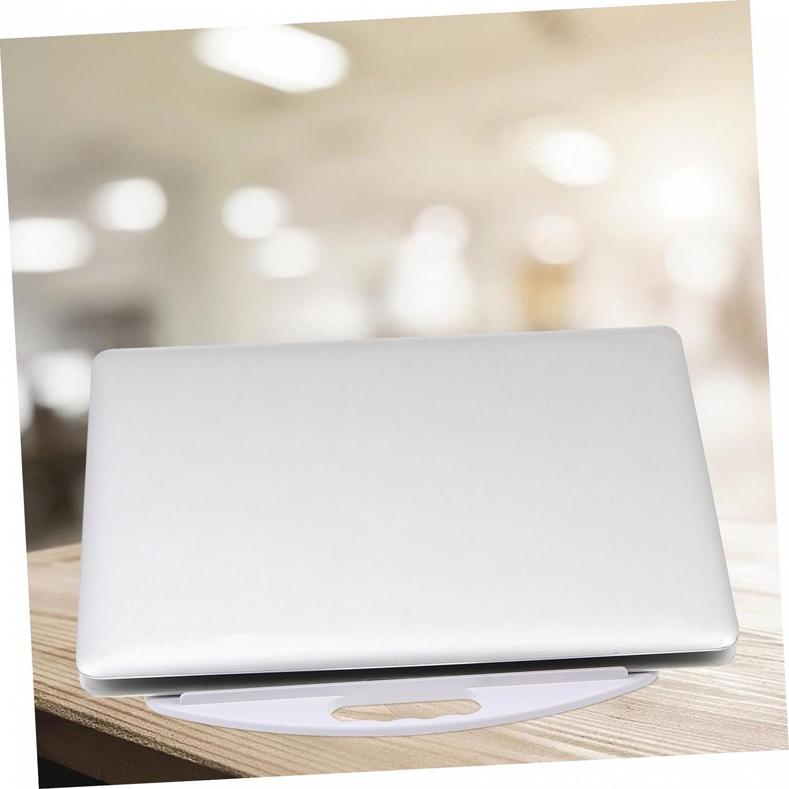 Підставка для ноутбука Ергономічна з обертовою основою Регульована по висоті Білий, фото №4