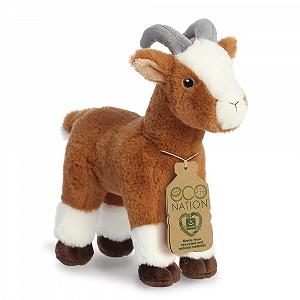 Мягкая игрушка Aurora Eco Nation Goat 26 см Коричневая - Фото 1