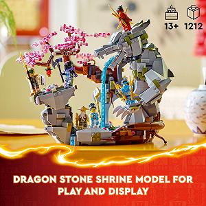 Конструктор LEGO Ninjago 71819 Дракон Каменный Храм с 6 фигурками ниндзя synthetic.ua - Фото 1