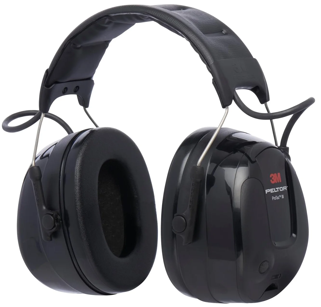 Проволочные наушники 3M PELTOR ProTac III Slim / Активное шумоподавление / Черные, фото №3