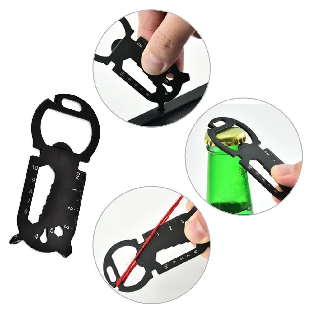 Мультитул Creative Survival Tool, багатофункціональний аварійний інструмент для кемпінгу та активного відпочинку, фото №5