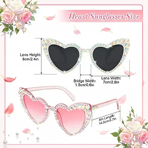 Солнцезащитные очки Сердце Белое synthetic.ua - Фото 1