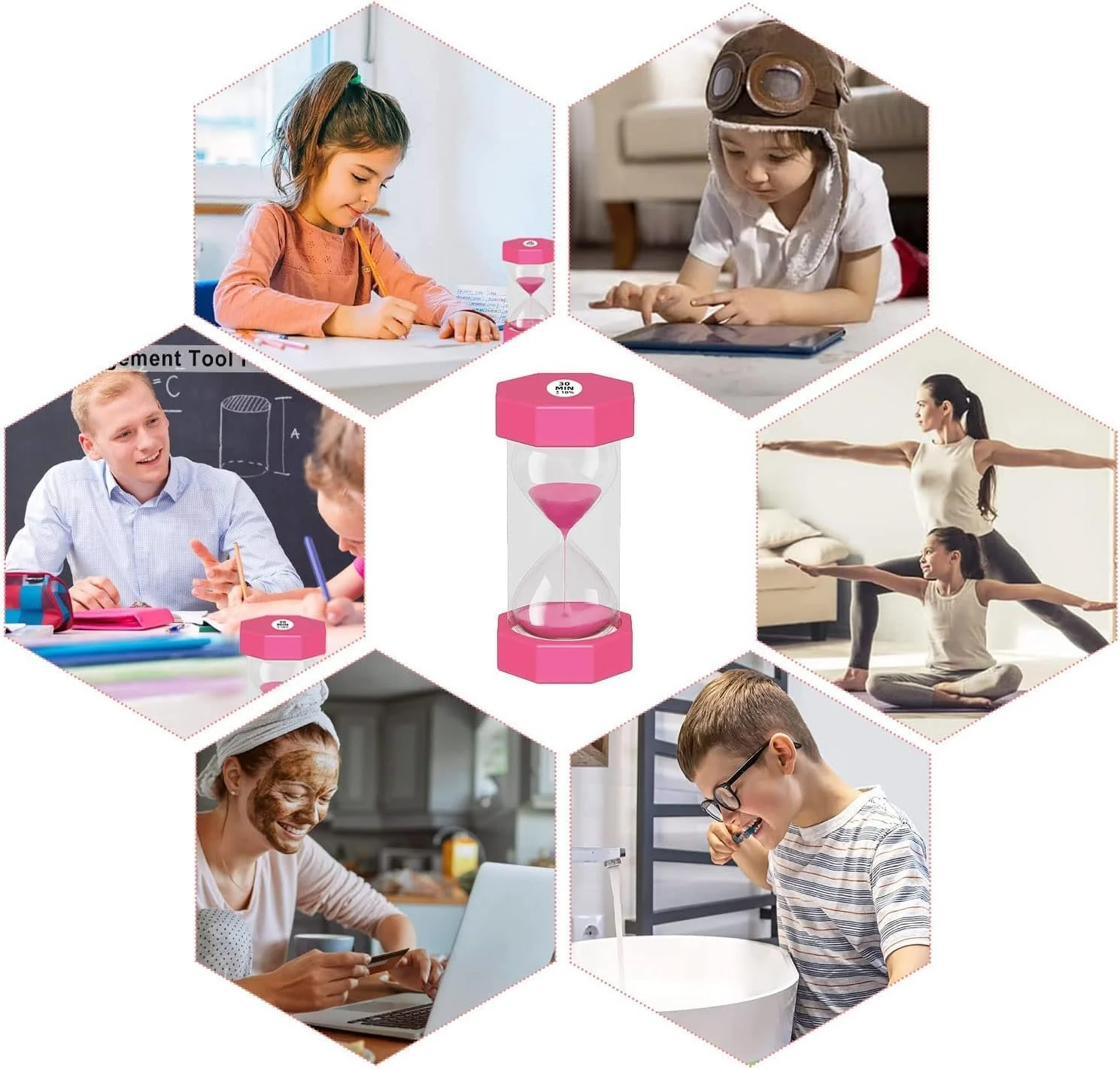 Пісочний годинник 30 хвилин Pink, фото №7 Пісочний годинник 30 хвилин Pink, фото №7