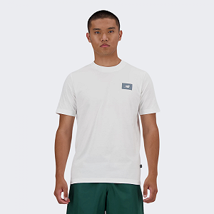 Футболка New Balance Logo Graphics MT41584WT Белый L - Фото 1