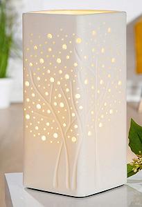 Настільна лампа Gilde Prickel Порцеляна Візерунки synthetic.ua - Фото 1