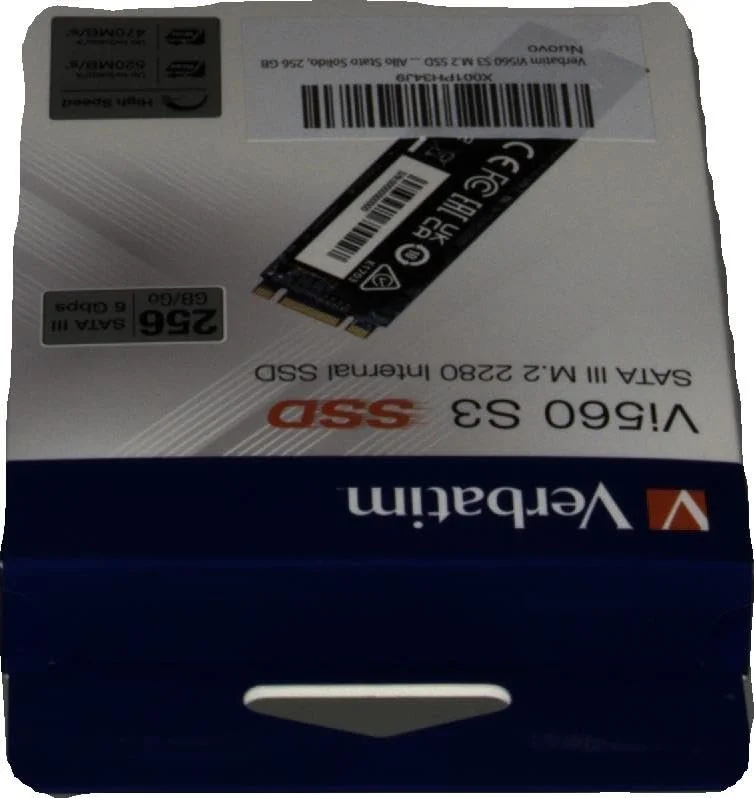 SSD-накопитель Verbatim Vi560 S3 256GB M.2 3D NAND Blue, фото №7