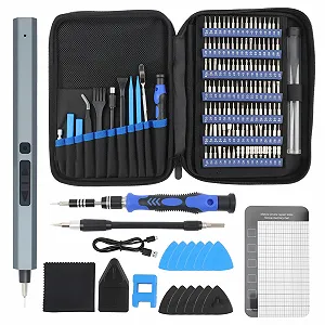 Набір електричних прецизійних викруток 152-в-1 для електроніки та ноутбуків - Фото 1