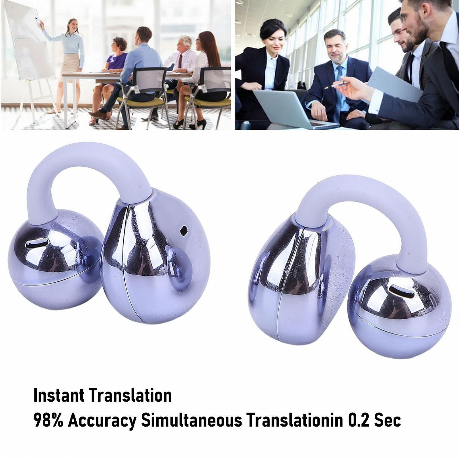 Наушники-переводчики VBESTLIFE, фиолетовые, фото №5