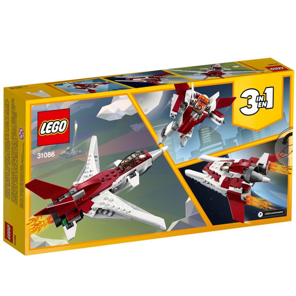 Конструктор LEGO Creator Винищувач майбутнього 157 деталей (31086), фото №10