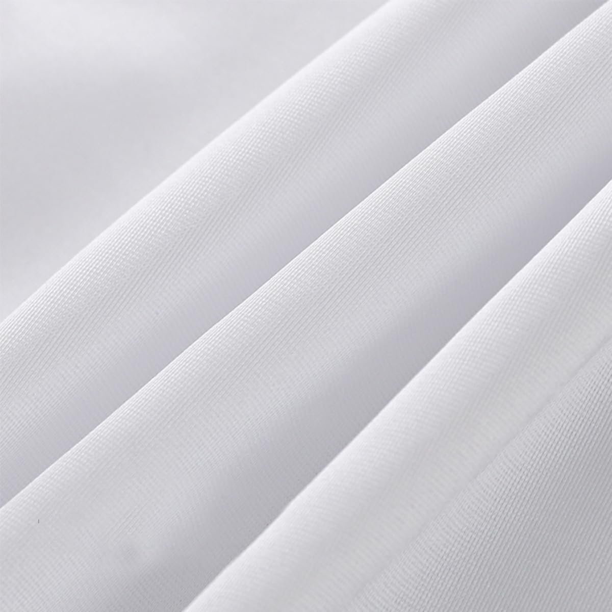 Скатертина Round Satin 290 GSM 180 см White, фото №5